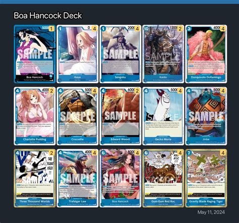 boa hancock nu|Boa Hancock Deck One Piece Card Game Deck 